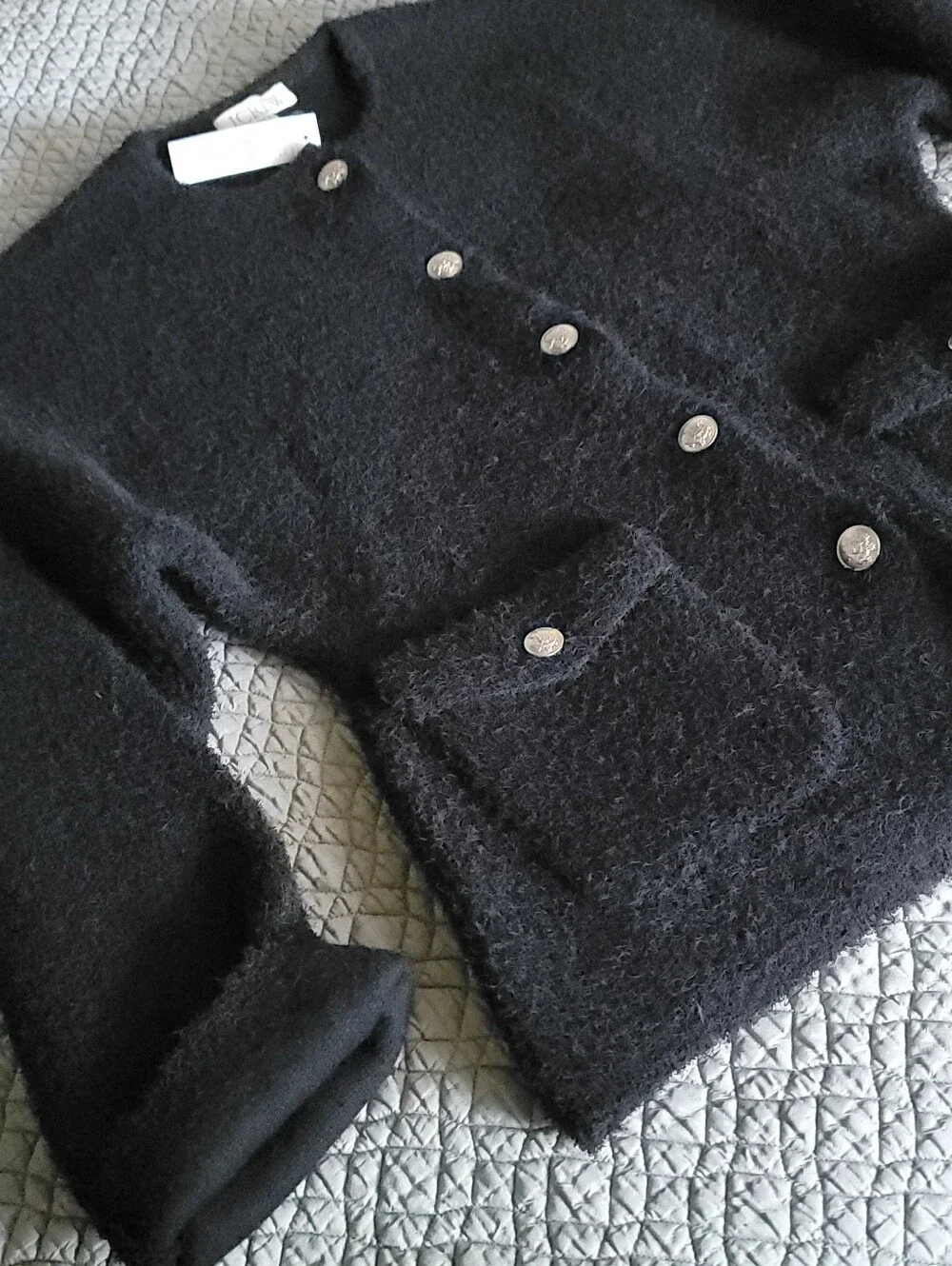 NWT J. Crew Cinched-Waist Sweater Jacket, Size Large